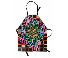 Color Squares Frames Apron