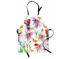 Flower Butterfly Bug Apron