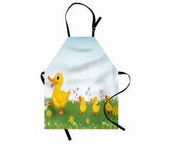 Mother Duck and Babies Apron