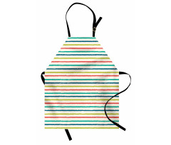 Doodle Paralel Lines Apron