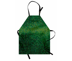 Digital Mosaic Pixel Grid Apron