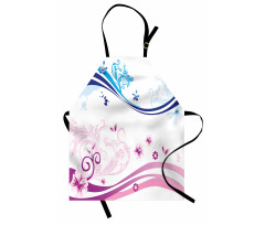Ivy Flower Leaves Nature Apron