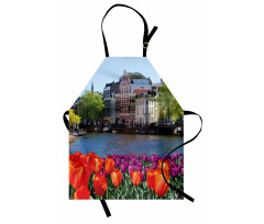 Çiçekli Mutfak Önlüğü Hollanda'nın Laleleri