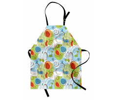 Geometric Funky Swirl Apron