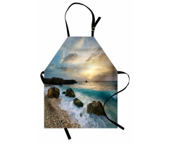 Seascape Sunrise Waves Apron