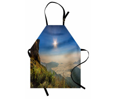 Mountain Cliff Sun Apron