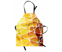 Geometrical Ombre Shapes Apron