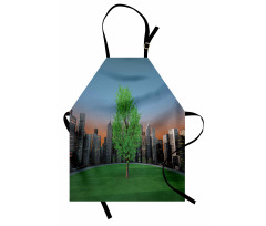 Cityscape Modern Garden Apron