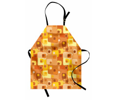 Rounded Funky Squares Apron