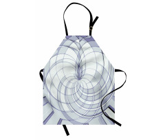 Abstract Digital Flower Apron