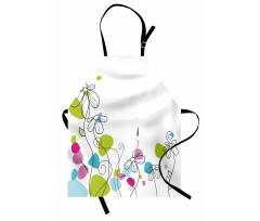 Daisies Spring Florets Apron