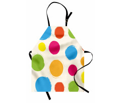 Colorful Round Forms Apron