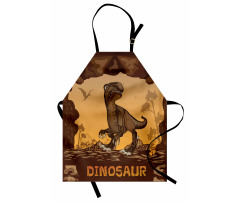 Giant Dinosaur Cliffs Apron