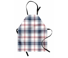 English Tartan Motif Apron