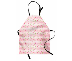 Flowers and Stripes Apron