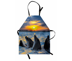 Bottle Nosed Dolphins Apron