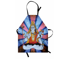 Eastern Figure Grungy Apron