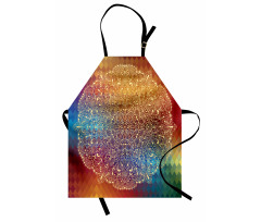 Oriental Floral Detail Apron