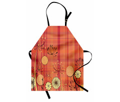 Umbellifer Flower Tartan Apron