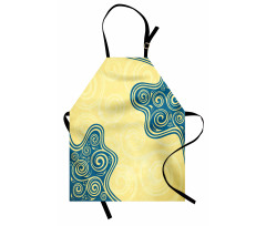 Vintage Floral Spiral Apron