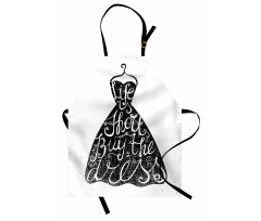 Positive Words on Hanger Apron