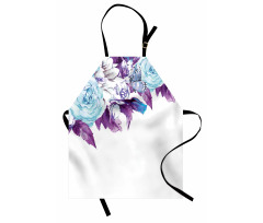 Vintage Flower Petals Apron