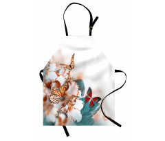 Colorful Butterflies Fly Apron