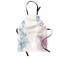 Flower Field Spring Art Apron