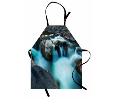 Waterfall Basalt Rocks Apron