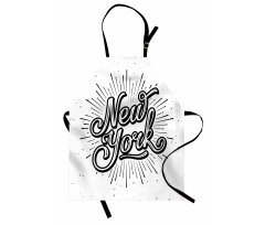 New York Typography Apron