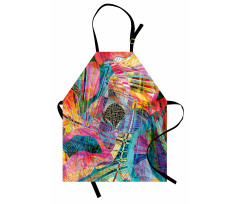 Retro Graphic Apron