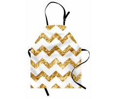 Zigzag Pattern Modern Apron