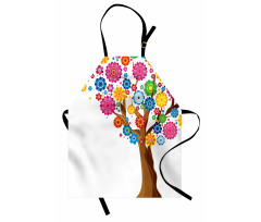 Tree Vibrant Blooms Apron