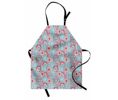 Oriental Spring Flowers Apron