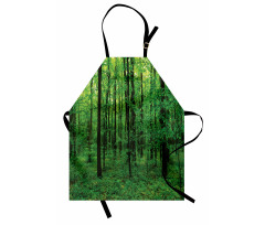 Spring Forest Bush Rural Apron