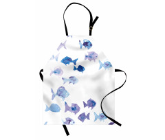 Watercolor Fishes Apron