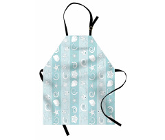 Sea Animals and Shells Apron