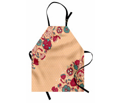 Nostalgic Polka Dots Apron