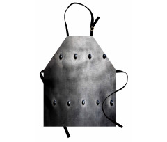 Black Grunge Plate Apron