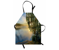 Sunny Misty Lake Summer Apron