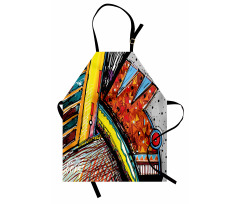 Funky Abstract Music Apron