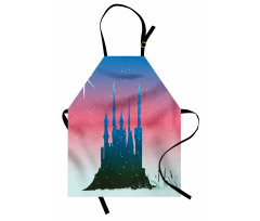 Medieval Castle Stars Apron