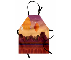 Planetary Graphic Apron