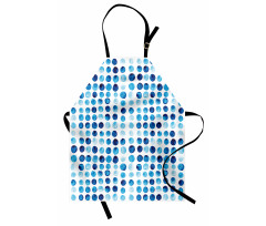 Hand Drawn Circles Cells Apron