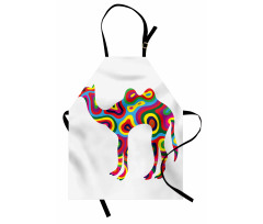 Abstract Camel Apron