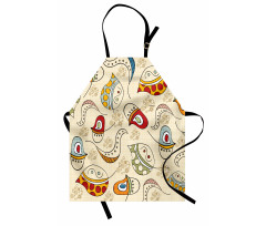 Trippy Leaf Apron