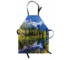 Mountain Lake Evergreen Apron