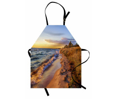 Sandy Calm Beach Sunset Apron