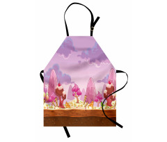 Cartoon Candy Land Apron