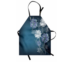 Cherry Blossom Bridal Theme Apron